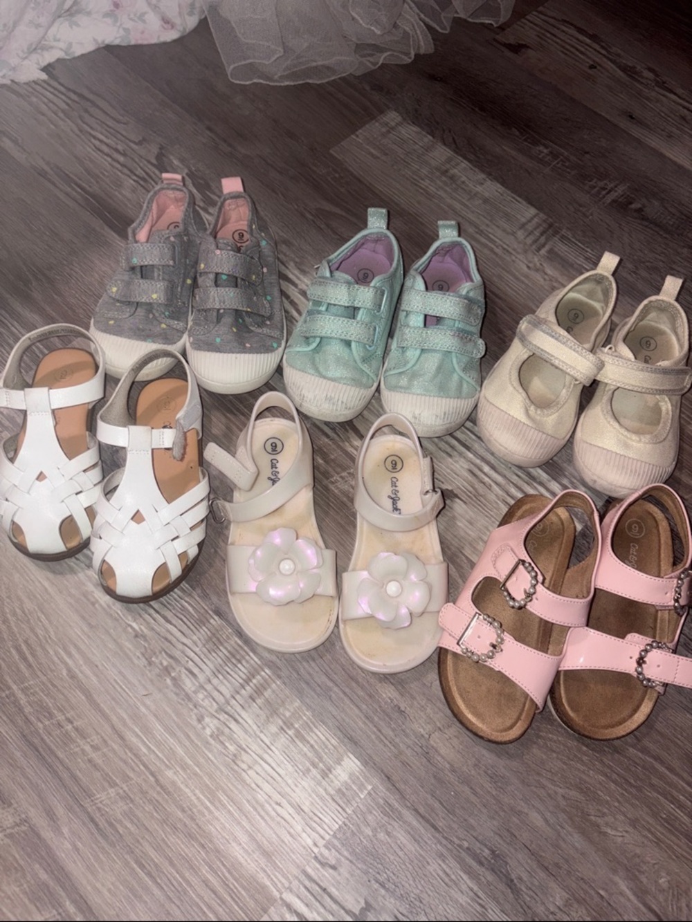 6 pairs Cat & Jack bundle size 9